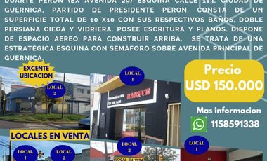 Locales en excelente ubicación  Av. (29) Eva Peron y C. 113