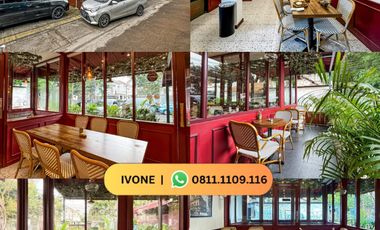 Disewakan eks resto kafe Kemang 150 m2 300 juta/thn