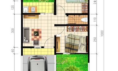 Dijual Rumah Tinggal KPR subsidi Perumahan Griya Alam Puncak