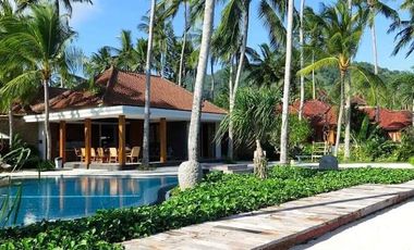 For Sale Luxury Villa Beachfront at Candidasa Bali (Nego)