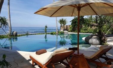 For Sale Luxury Villa Beachfront at Candidasa Bali (Nego)