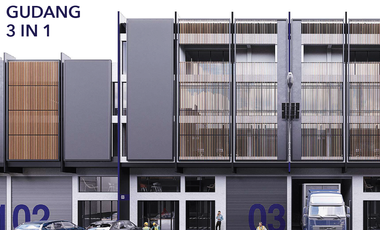 DIJUAL Gudang Samping Bandara selangkah ke TOL, Gudang Duta Indah