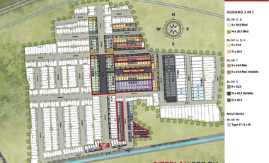 DIJUAL Gudang Samping Bandara selangkah ke TOL, Gudang Duta Indah