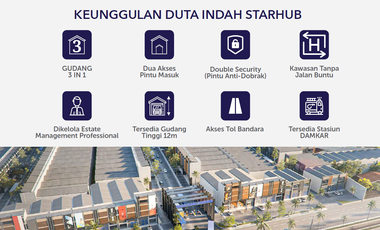 DIJUAL Komplek Pergudangan Siap Huni Samping Bandara Strategis