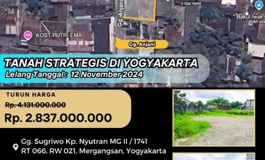 Tanah dijual di Mergangsan, Yogyakarta