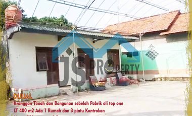 DIJUAL Tanah dan Bangunan HARGA SAMPAI DEAL strategis sebelah Pabrik Oli Top One - DO