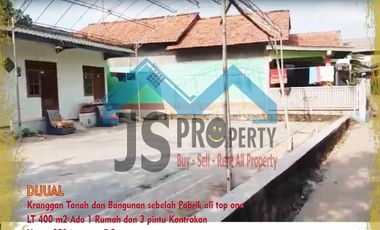 DIJUAL Tanah dan Bangunan HARGA SAMPAI DEAL strategis sebelah Pabrik Oli Top One - DO