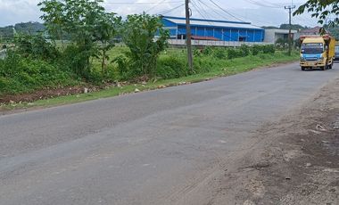 Tanah siap bangun pinggir jalan harga belum naik!