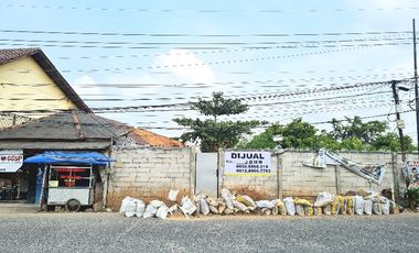 Tanah Strategis Pinggir Jalan Raya  Depan KGV 2.