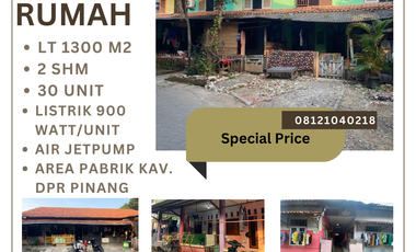 1 Blok Tanah Rumah, Kosan, Kontrakan, Pinang, Cipondoh Tangerang