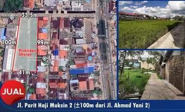 Dijual tanah siap bangun Jl. P.H.Muksin 2 hanya 100m dari Ayani 2