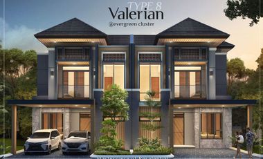 Rumah Riverside Kawasan Premium Parkland Podomoro Karawang