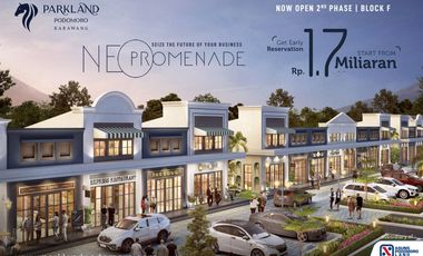 Rumah Riverside Kawasan Premium Parkland Podomoro Karawang