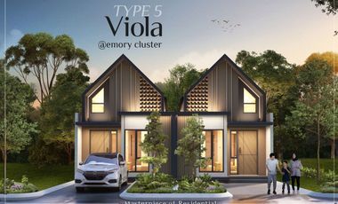 Rumah Riverside Kawasan Premium Parkland Podomoro Karawang