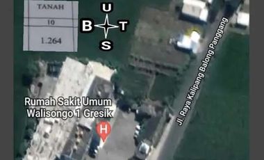 Tanah sawah dekat jalan raya & rmh sakit walisongo