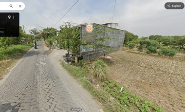Tanah murah Jl. Raya Banjarsari Manyar Gresik Dijual cpt B.U Poll SHM