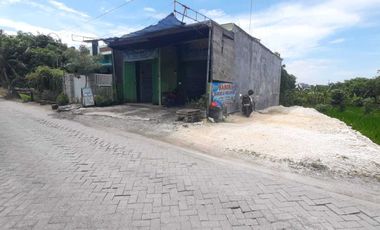Tanah murah Jl. Raya Banjarsari Manyar Gresik Dijual cpt B.U Poll SHM