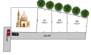 Tanah kavling dekat kopi klotok