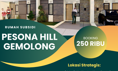 Rumah Subsidi Premium Di Tengah Kota Gemolong Dekat Calon Pasar Baru