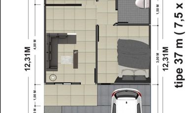 Rumah 1 Lantai Siap Akad di Sawangan nempel Bojongsari