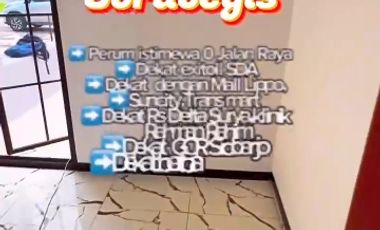 rumah murah 2 lantai  harga di bawah pasaran