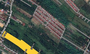 Di jual tanah Tepi Jalan Raya Sungai Kakap Pal 9
