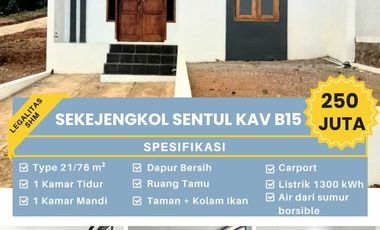 Dijual Rumah siap huni cluster sentul B-14 cileunyi