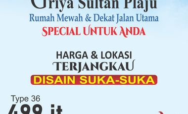 Rumah Pinggir Jalan Plaju, dekat pusat Perkantoran dan Pendidikan