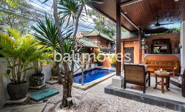 Vila 1 Kamar Tidur Berlokasi Sangat Strategis di Tepi Pantai Sanur