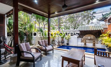 Vila 1 Kamar Tidur Berlokasi Sangat Strategis di Tepi Pantai Sanur