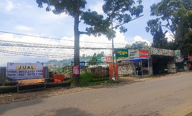 Dijual Tanah lebar 35m strategis di Sebrang Farm House Lembang