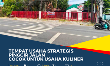 Tempat Usaha Laweyan Pinggir Jalan Strategis Untuk Kuliner