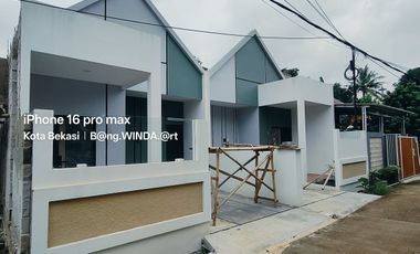 Rumah kampung mewah dkt perum zamrud mustika jaya Bekasi kota