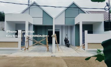 Rumah kampung mewah dkt perum zamrud mustika jaya Bekasi kota