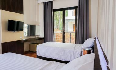 Hotel 3 lt Rooftop view Kota Bandung, full furnished SHM CL 306