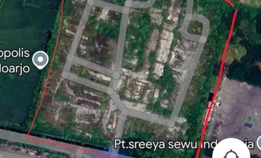 Disewakan Tanah Ex Lahan Industri di Ketimang Wonoayu Sidoarjo