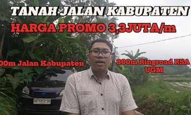 JUAL TANAH MURAH JALAN KABUPATEN DEKAT RINGROAD