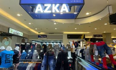 Sewa toko kios baju lantai UG eskalator tangcity mall kota tangerang