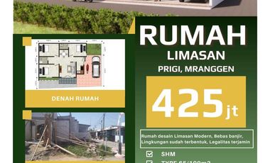 DIJUAL RUMAH MURAH JL PRIGI MRANGGEN DEMAK