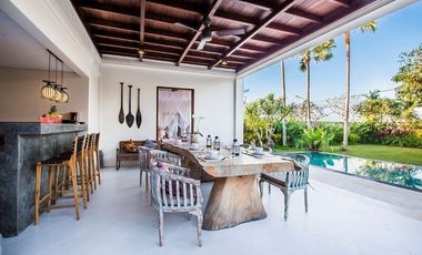 Villa Mewah View Sawah, Pool & Furnished di Kedungu Bali