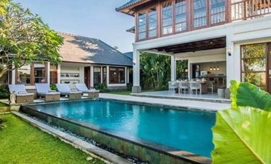 Villa Mewah View Sawah, Pool & Furnished di Kedungu Bali