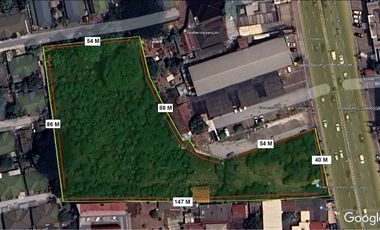 Kavling Komersial 7800m² Jalan Raya Serpong Tangerang hadap Timur