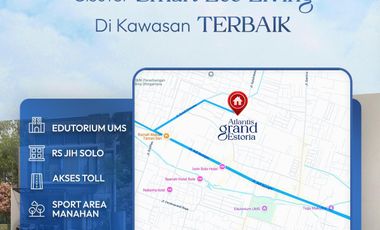 Grand Opening Rumah 2 Lantai Exclusive di Colomadu