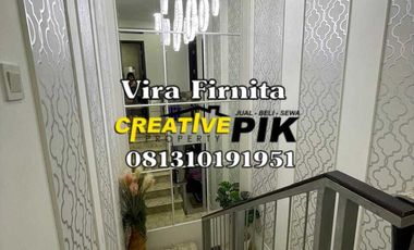 Disewa Rumah Golf Island PIK Furnish Mewah Siap Huni, 2 lantai 4 Kamar