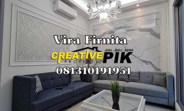 Disewa Rumah Golf Island PIK Furnish Mewah Siap Huni, 2 lantai 4 Kamar