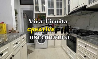 Disewa Rumah Golf Island PIK Furnish Mewah Siap Huni, 2 lantai 4 Kamar