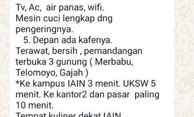 DIJUAL GUEST HOUSE/ VILLA/ HOTEL DI SALATIGA, VIEW GUNUNG MENAWAN