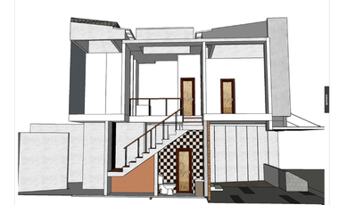 Rumah dijual Bandung 2 lantai type 70/99 3KT 3KM  Antapani Bandung
