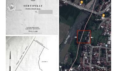 BELI TANAH 2460M BONUS BANGUNAN TENGAH KOTA MAGELANG