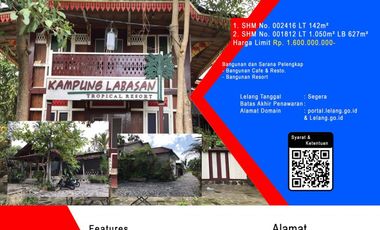 ASET BTN JOGJA. RESTO, VILA, GUEST HOUSE CANTIK DI PAKEM SLEMAN